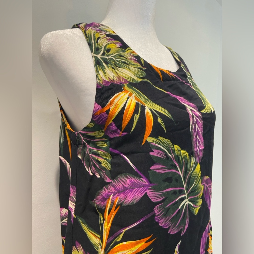Tropical Print Mini Dress - Picture 3 of 16